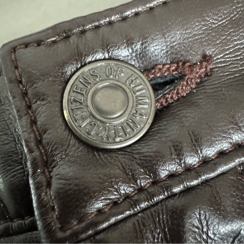 Citizens of Humanity Recycled Leather Pants. - Picture 6 of 15